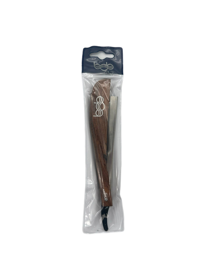 BOB Premium Slide Cut Throat Razor - Wood Bob