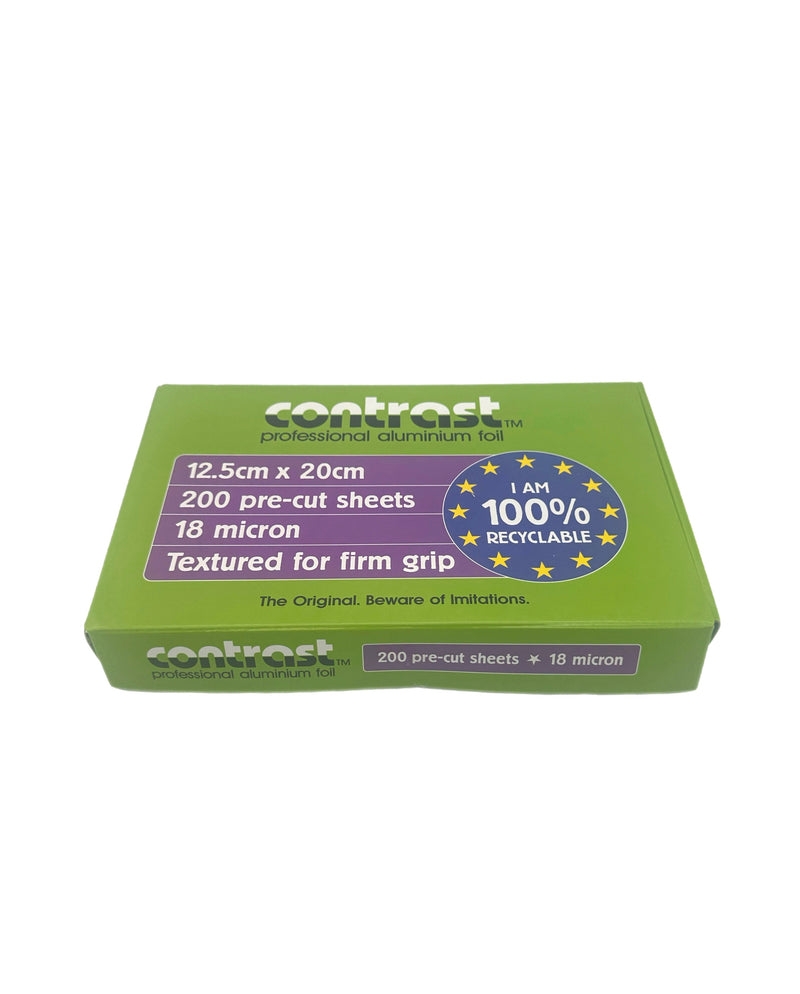 Contrast Pre-Cut Foil 200pk Hair Foil Contrast