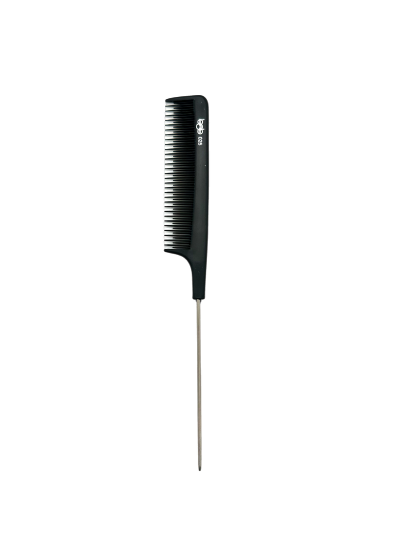 BOB Professional Antistatic Carbon Teasing Comb Black 025 Bob