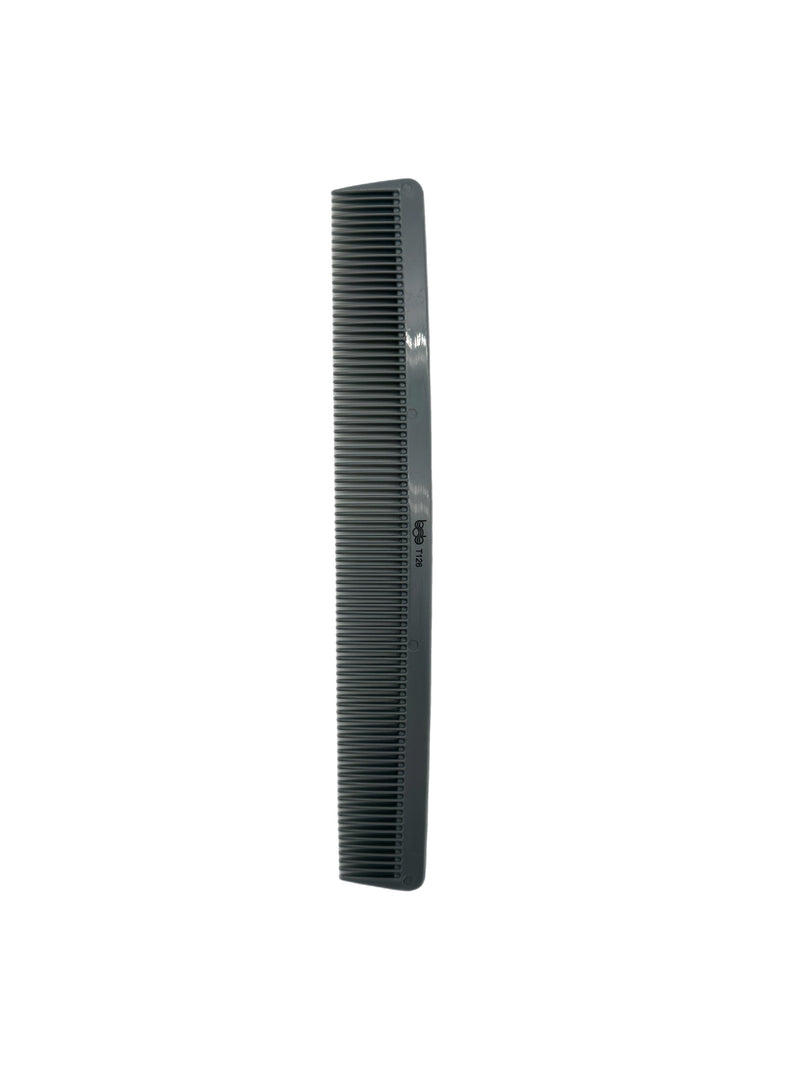 BOB Professional Antistatic Carbon Hair Cutting Comb T126 - Grey Bob