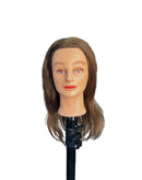 Deyaz Professional Mannequin 16 Inch 100% Indian Hair Brown - Ayda Mannequins Deyaz