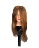 Deyaz Professional Mannequin 20 Inch Human/Animal Protein Hair Brown - Jasmin Mannequins GUANGZHOU LINDAL HAIR PRODUCTS CO.,LTD