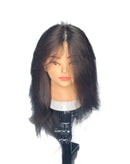Deyaz Professional Mannequin 16 Inch 100% Chinese Hair Black - Amy Mannequins Deyaz