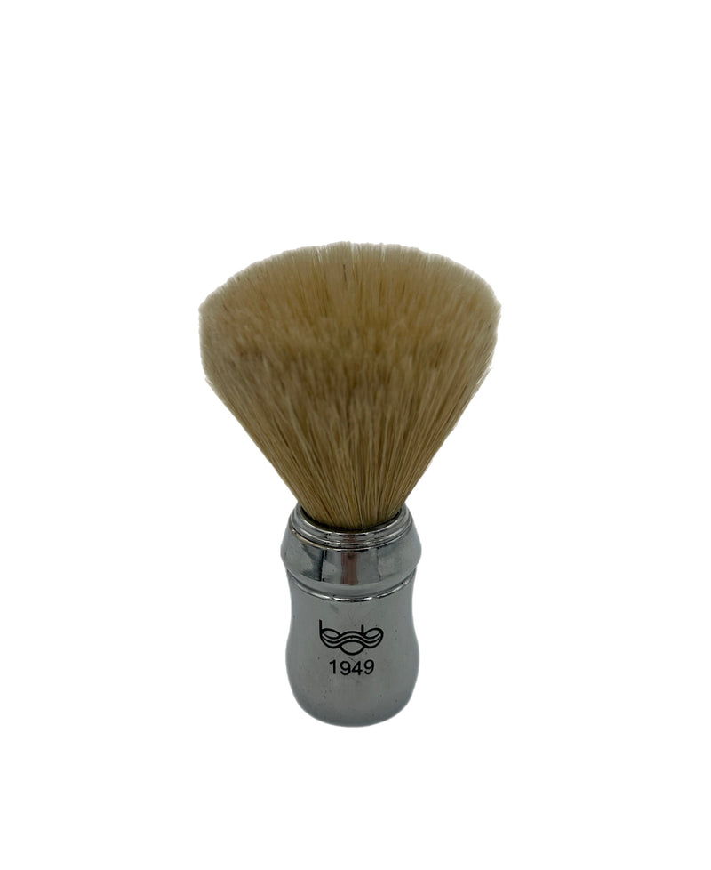 BOB Premium Natural Bristle Shaving Brush Chrome 1949 Shaving Brushes Bob