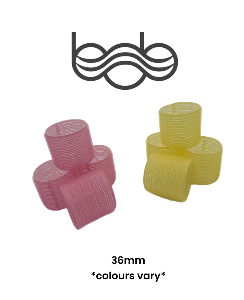 Bob Premium 64mm Self Gripping Velcro Hair Rollers 10pk Retail Bob