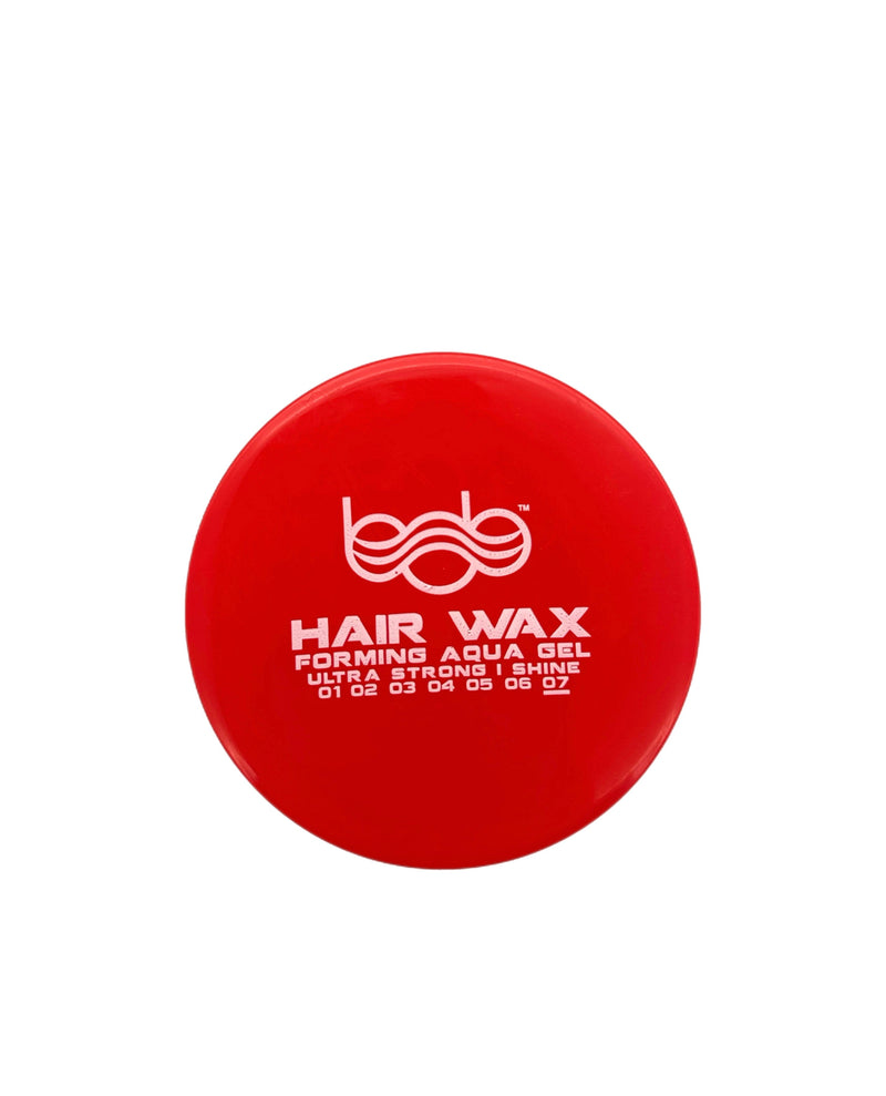 Bob Hair Wax Forming Aqua Gel Ultra Strong and High Shine Red 150ml Hair Wax Bob