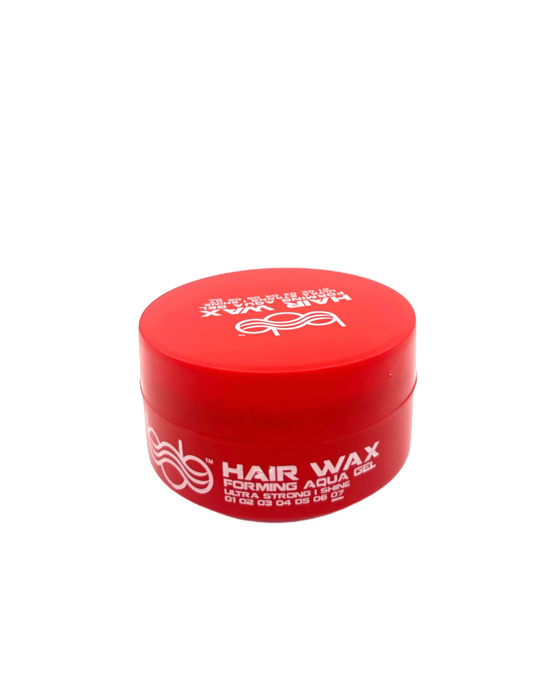 Bob Hair Wax Forming Aqua Gel Ultra Strong and High Shine Red 150ml Hair Wax Bob