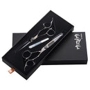 Iceman Mizumi Katani 5.5inch Hairdressing Scissors and Thinner Set Black Iceman