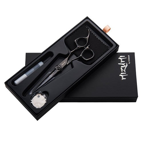 Iceman Mizumi Katani 6inch Hairdressing Scissors Black Scissors Iceman