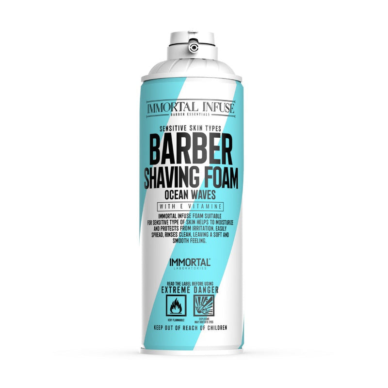 Immortal Infuse Barber Shaving Foam Ocean Waves 500ml Shaving Foam Immortal