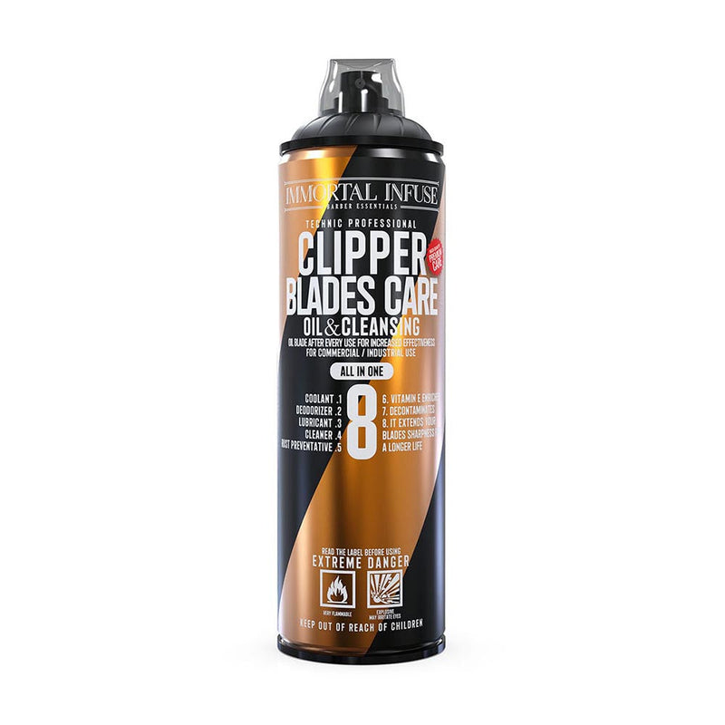 Immortal 8 in 1 Clipper Blades Care 500ml Clipper/Trimmer Accessories Immortal