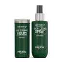 Immortal NYC Hair Building Fibers 20gr & Fibers Locking Spray 150ml 2 In 1 Set - Dark Brown Hair Fibers Immortal