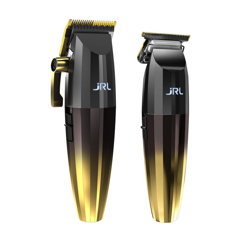 JRL FreshFade Cordless Clipper & Trimmer Limited Edition Gold Pack Retail JRL