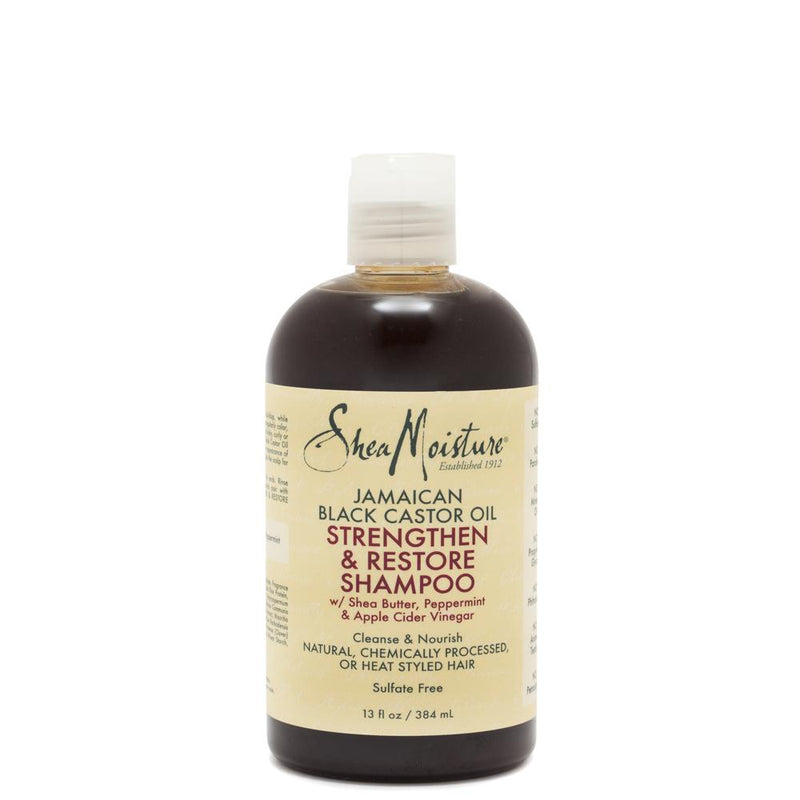 Shea Moisture Jamaican Black Castor Oil Strengthen and Restore Shampoo 384ml Retail Shea Moisture