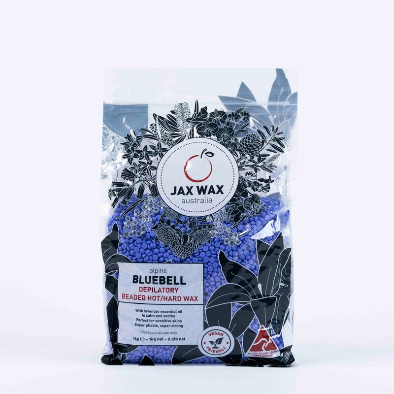 Jax Wax Alpine Bluebell Hot Wax Beads 1kg Waxing Jax Wax