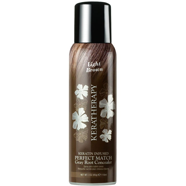 Keratherapy Gray Root Concealer Light Brown 118ml Retail Keratherapy