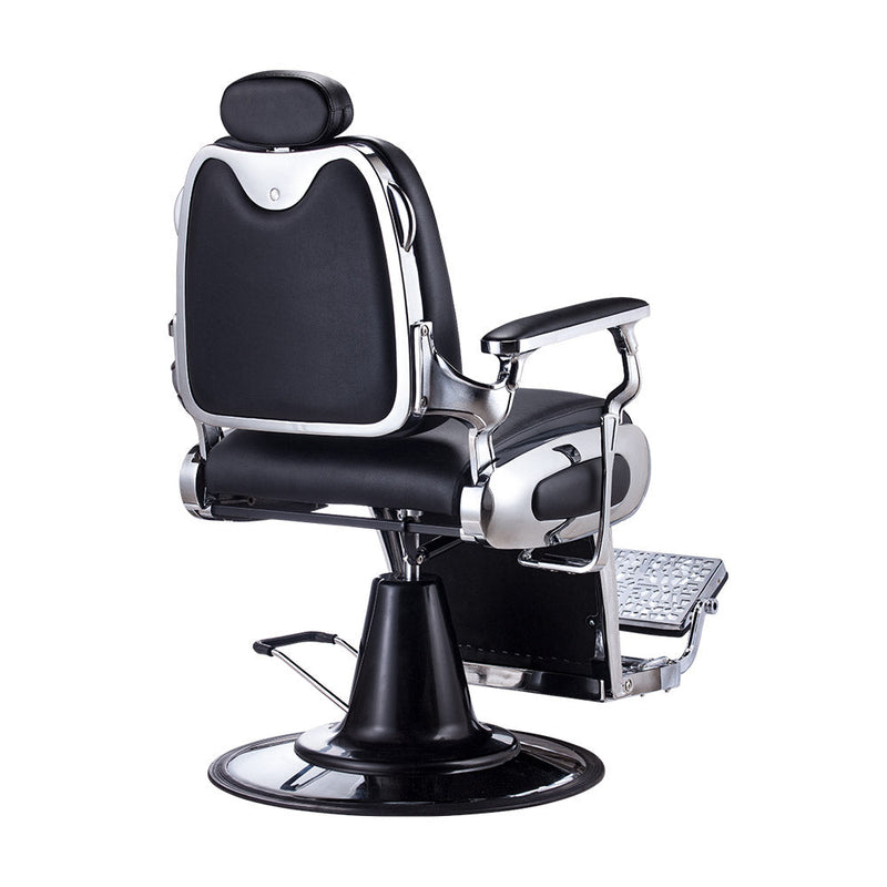 Karma Airlie Beach Barber Chair 04050102 - Black & Chrome Retail Karma