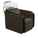 Karma Complete Shampoo Unit Clunes Manual Brown with Pattern & Black Deep Basin 0315162201MP Shampoo Units Karma