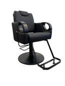 Karma Tumut Reclining Salon/ Barber/ Beauty Chair 02230101 - Black Salon Chairs Karma