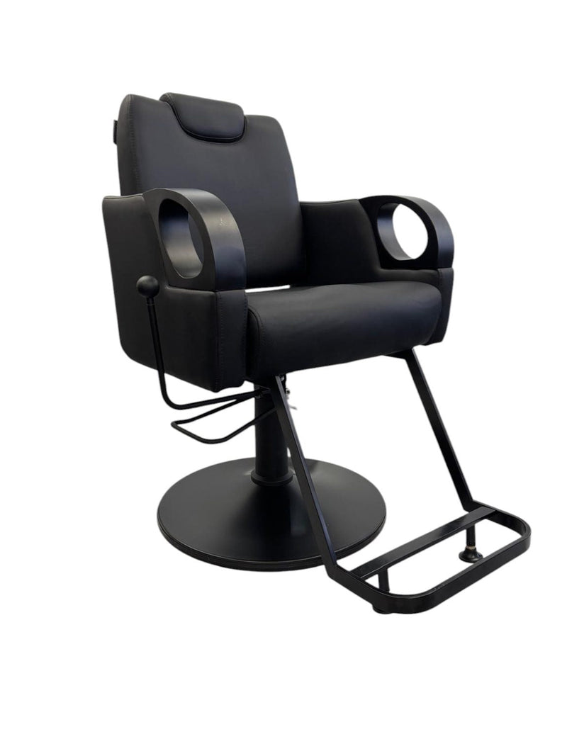 Karma Tumut Reclining Salon/ Barber/ Beauty Chair 02230101 - Black Salon Chairs Karma