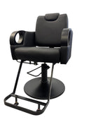 Karma Tumut Reclining Salon/ Barber/ Beauty Chair 02230101 - Black Salon Chairs Karma