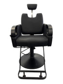 Karma Tumut Reclining Salon/ Barber/ Beauty Chair 02230101 - Black Salon Chairs Karma