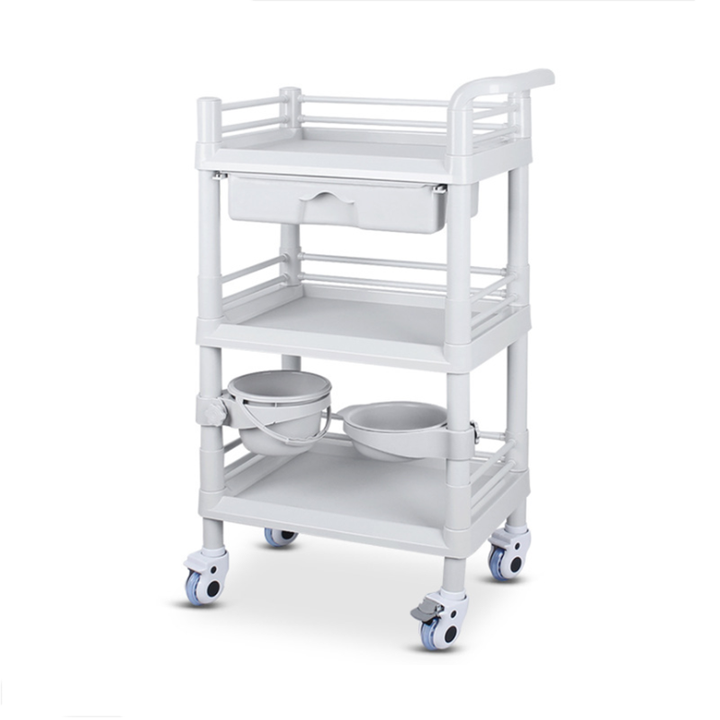 Karma Wilton 3 Tier Beauty & Medical Trolley Small 080904ST Salon Trolleys Salon Furniture Australia Pty Ltd