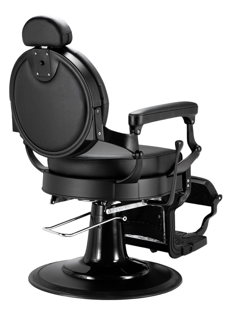 Karma Mackay Barber Chair Black & Black 04140101 Barber Chair Salon Furniture Australia Pty Ltd