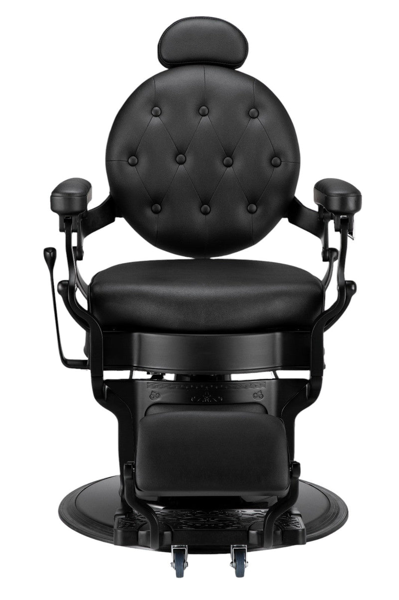 Karma Mackay Barber Chair Black & Black 04140101 Barber Chair Salon Furniture Australia Pty Ltd