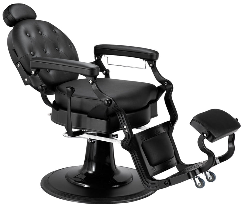 Karma Mackay Barber Chair Black & Black 04140101 Barber Chair Salon Furniture Australia Pty Ltd