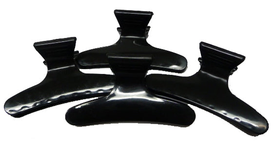 Santorini Black Butterfly Clips 12 Pk Retail Santorini