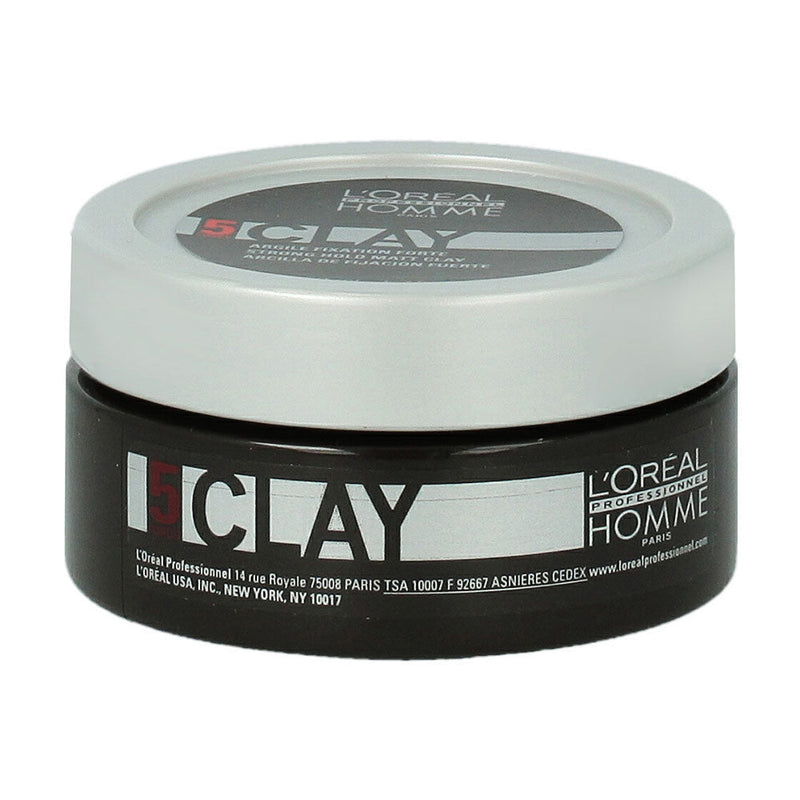 L'oreal Homme Clay Strong Hold 50ml Retail Loreal