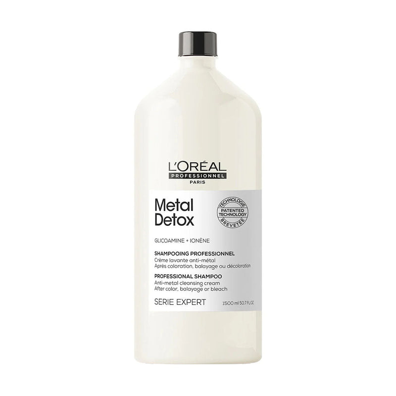 L'oreal Metal Detox Cleansing Cream Shampoo 1.5L Retail Loreal