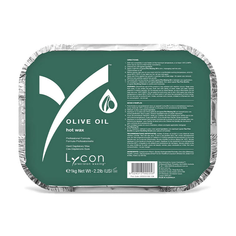 Lycon Olive Oil Hot Wax 1Kg Waxing Lycon