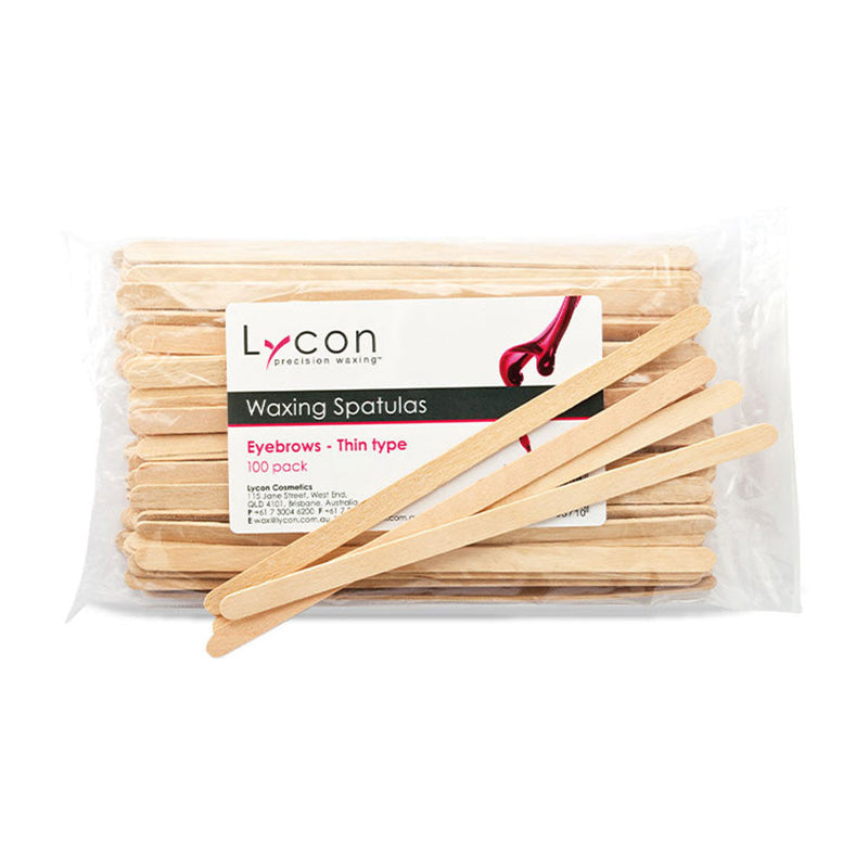 Lycon Spatulas Eyebrow Thin Type 100pk Wholesale Lycon
