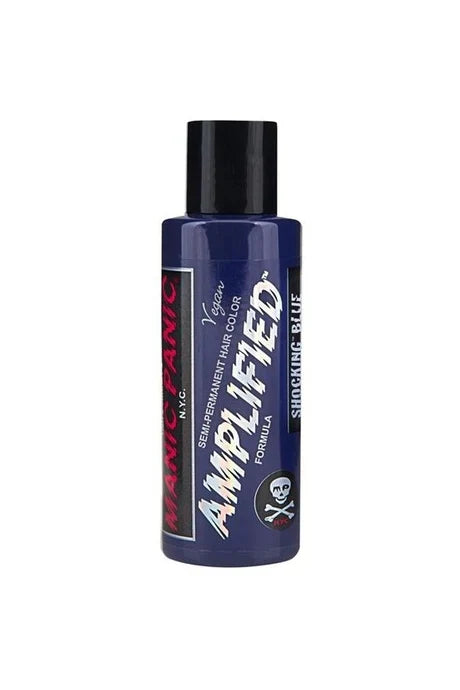 Manic Panic Shocking Blue Amplified Bottle 118ml Hair Colours - Semi Permanent Manic Panic