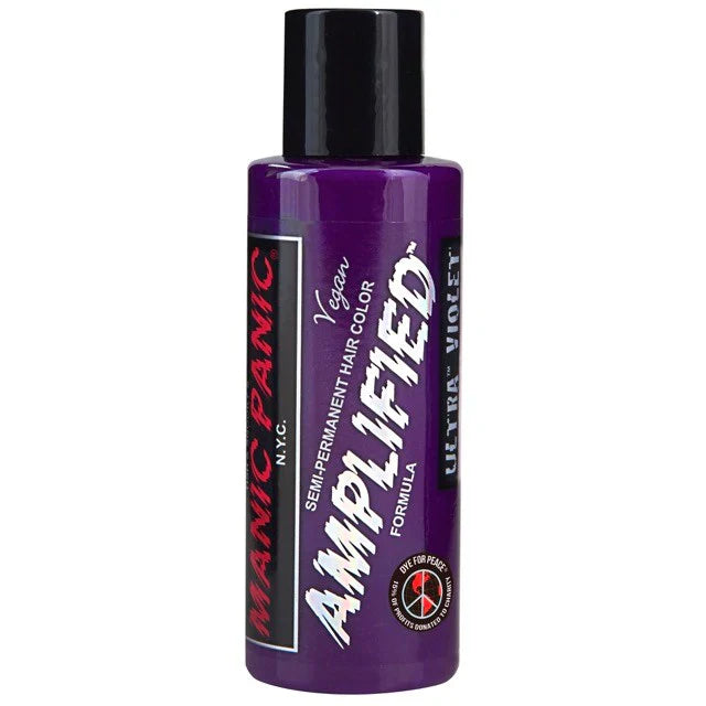 Manic Panic Ultra Violet Amplified Bottle 118ml Hair Colours - Semi Permanent Manic Panic