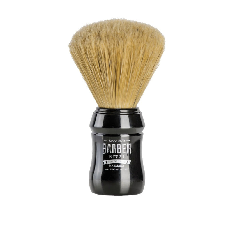 Barber Marmara Shaving Brush 771 Black Shaving Products Barber Marmara