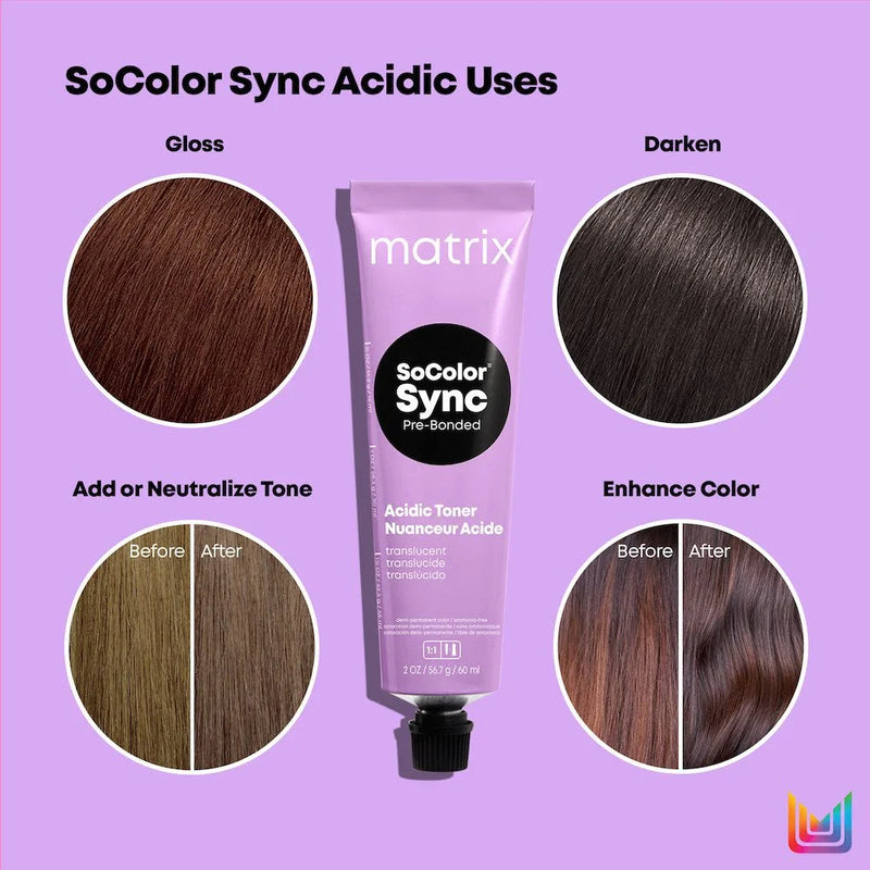 Matrix SoColor Sync Acidic Toner 90g Hair Colours - Permanent Matrix
