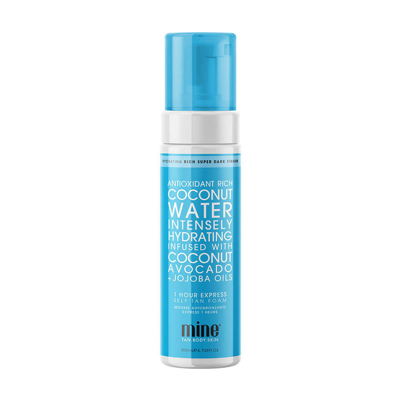 MineTan Coconut Water Self Tan Foam 200ml Retail MineTan