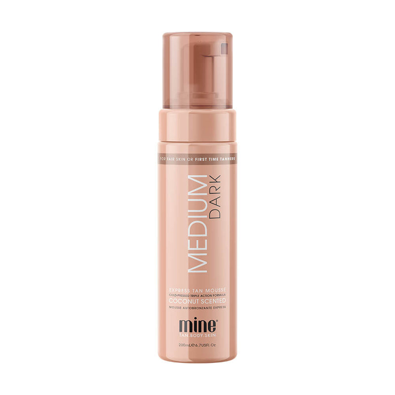MineTan Medium Dark Self Tan Foam 200ml Retail MineTan