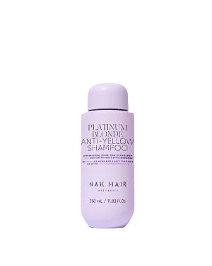 NAK Signature Platinum Blonde Anti-Yellow Shampoo 350ml Shampoo/Conditioner NAK