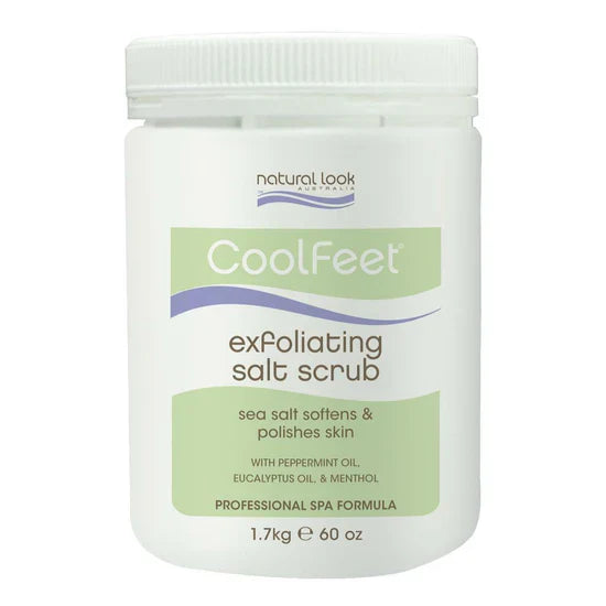 Natural Look Cool Feet Exfoliating Salt Scrub 1.7kg Feet Care Natural Look