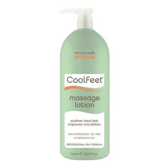 Natural Look Cool Feet Massage Lotion 1L Feet Care Natural Look
