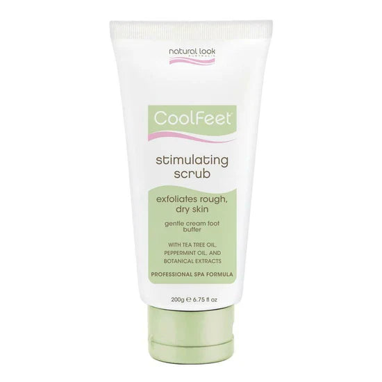 Natural Look Cool Feet Stimulating Scrub 200g Feet Care Natural Look