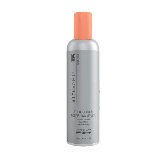 Natural Look StyleArt Flexible Hold Nourishing Mousse 250g Hair Mousse Natural Look