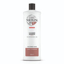Nioxin System 3 Cleanser 1L Coloured Hair with Light Thinning Shampoo and Conditioner Nioxin