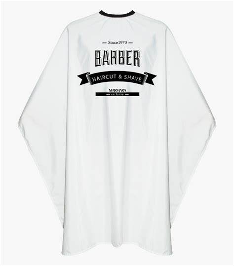 Barber Marmara Cape Classic White Capes Barber Marmara