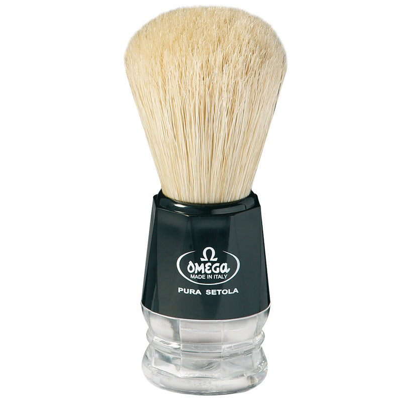 Omega Pure Bristle Shaving Brush 10019 Shaving Brushes Omega