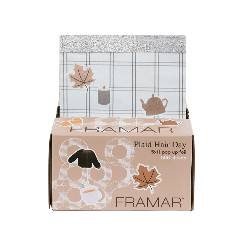 Framar Plaid Hair Day - Pop Up 500 Sheets Foil Framar